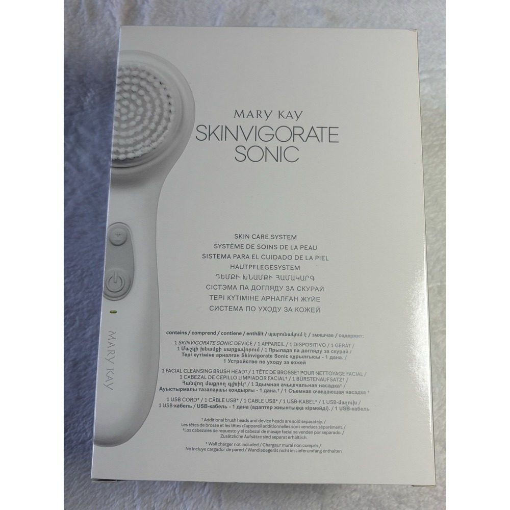 Mary Kay Skinvigorate Sonic Skin Care System (Device + Brush Head + Cord)